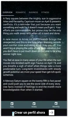 Daily Horoscope android App screenshot 0